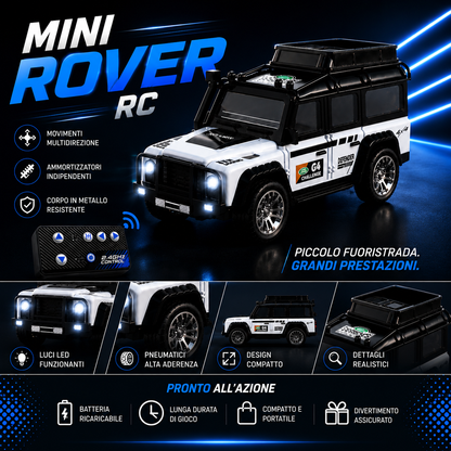 Mini Rover RC 4x4 scala 1:64