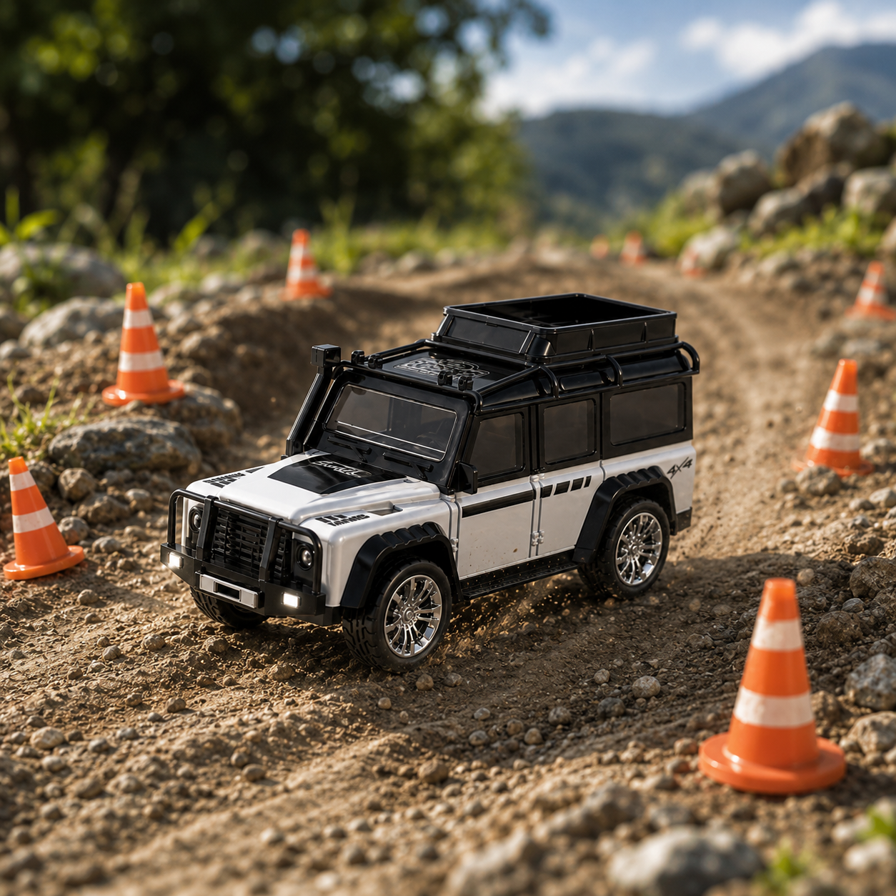 Mini Rover RC 4x4 scala 1:64
