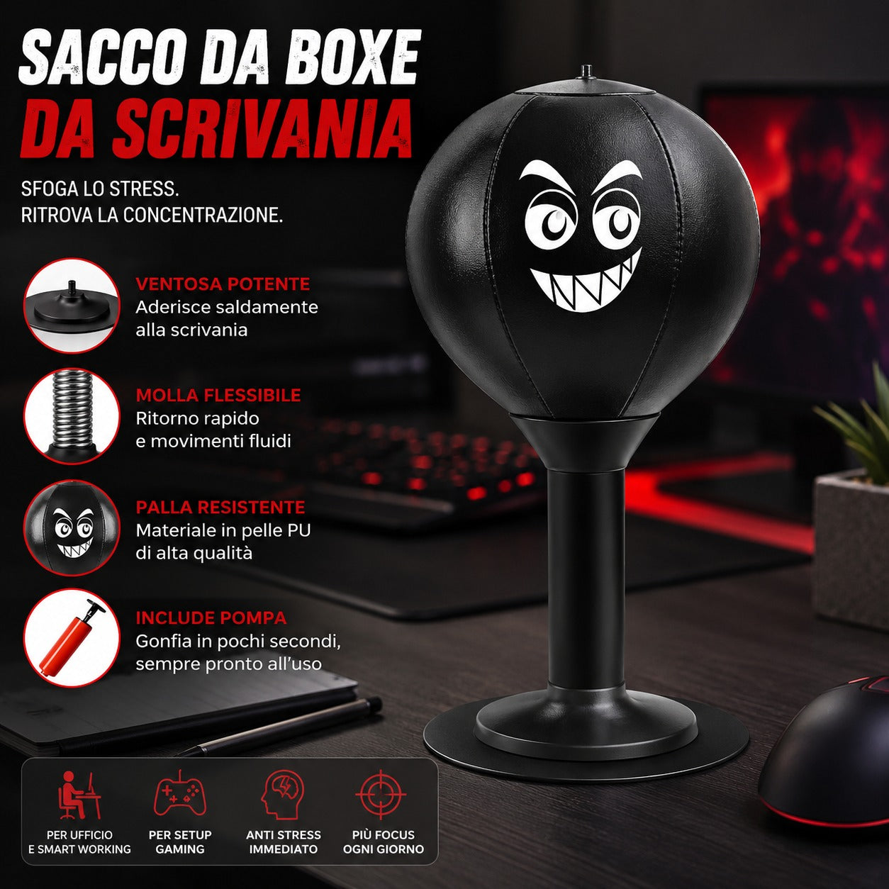 PUNCH DESK -  SACCO BOXE DA SCRIVANIA